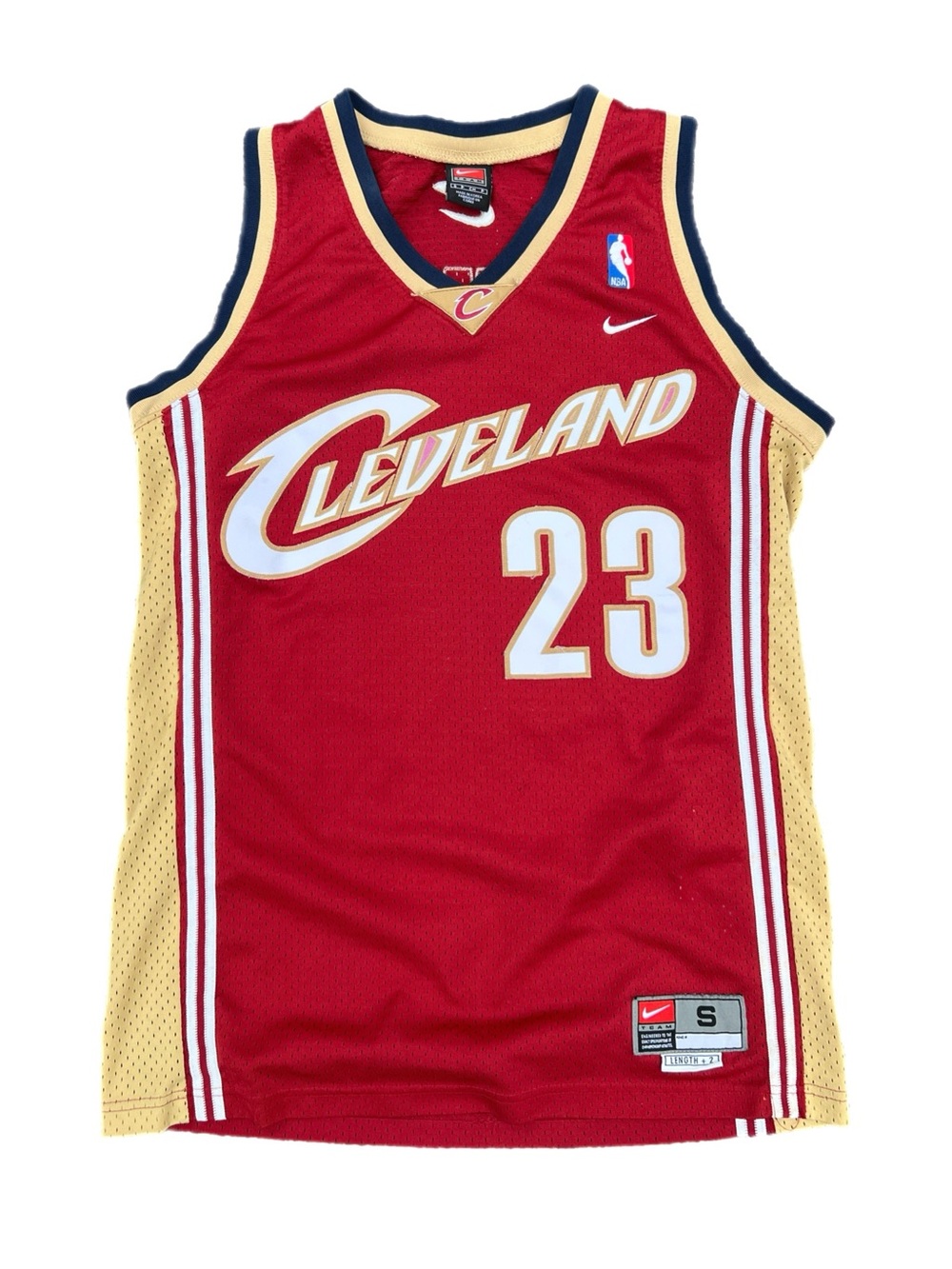 Vintage Nike Cleveland Cavaliers Lebron James #23 Basketball Jersey